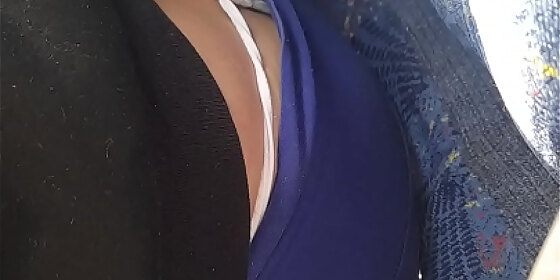 lady with thong on the bus